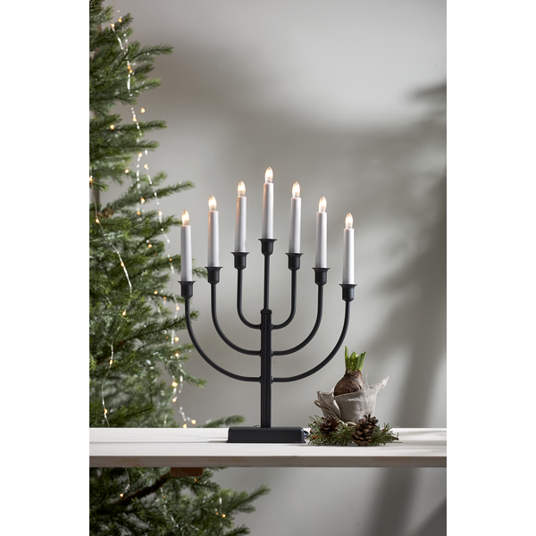 Kristina metallikynttelikk&ouml; musta