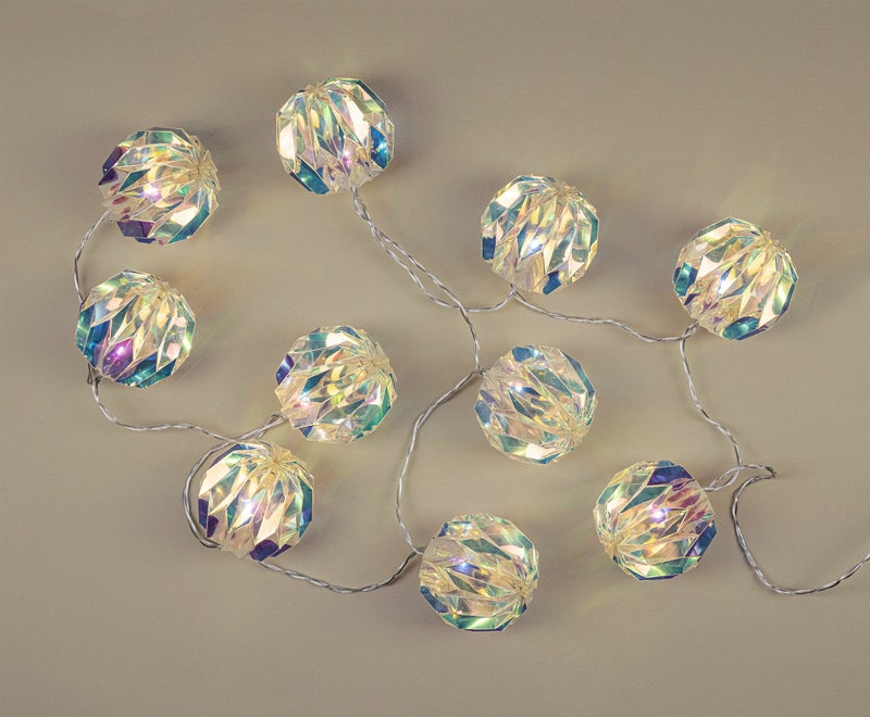 origami kimalle valosarja